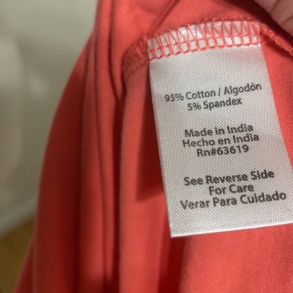 NWT Urban Rebel Cropped Collared Coral Oversized Polo Shirt Size Large - Picture 7 of 7